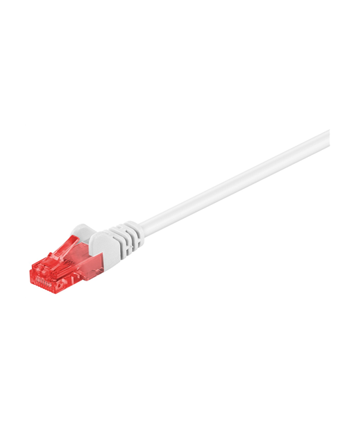 Patch Cable 68636 CAT 6 U/UTP PVC AWG 24/7 Cable length: 3 m White Patch Cable 68636 CAT 6 U/UTP PVC AWG 24/7 Cable length: 3 m White