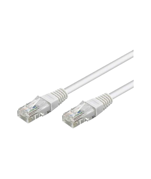 Patch Cable, 68638 CAT 6 U/UTP, PVC AWG 24/7, Cable length: 7.5 m, White
