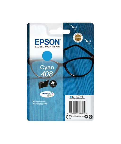 Epson DURABrite Ultra 408L Ink cartrige, Cyan