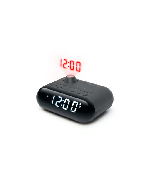 Muse M-179 P Clock Radio With Projection, Black | Muse