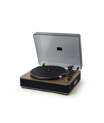 Muse MT-107 BTO Turntable Stereo System, Black/Brown | Muse