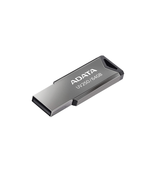 ADATA USB Flash Drive UV250 64 GB, USB 2.0, Silver