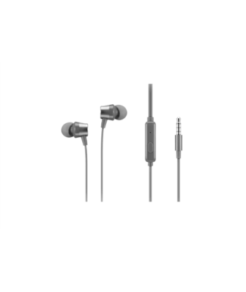 Lenovo 110 Analog In-Ear Headphones - Grey