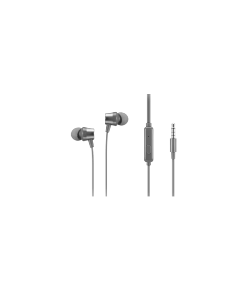 Lenovo 110 Analog In-Ear Headphones - Grey Lenovo 110 Analog In-Ear Headphones - Grey