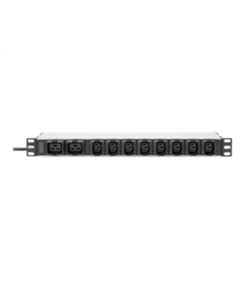 Socket Strip with Aluminum Profile, 10-way, IEC C20 plug | DN-95427 | Sockets quantity 7
