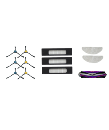 Midea | Spare Parts Kit: 6x Side Brush, 1x Main Brush, 3x HEPA Filter, 2x Mopping Cloth for M7Pro/S8+