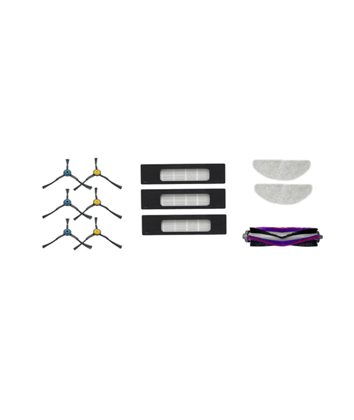 Midea | Spare Parts Kit: 6x Side Brush, 1x Main Brush, 3x HEPA Filter, 2x Mopping Cloth for M7Pro/S8+