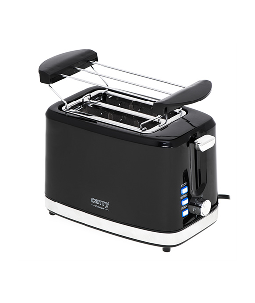 Camry Toaster CR 3218 Power 750 W, Number of slots 2, Housing material Plastic, Black
