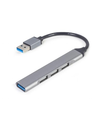 Gembird 4-портовый USB 3.0 хаб - Высокоскоростная передача данных, Компактный дизайн