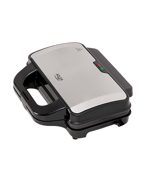 Adler AD 3043 Võileivagrill - Must, 900W, 2 Võileiba