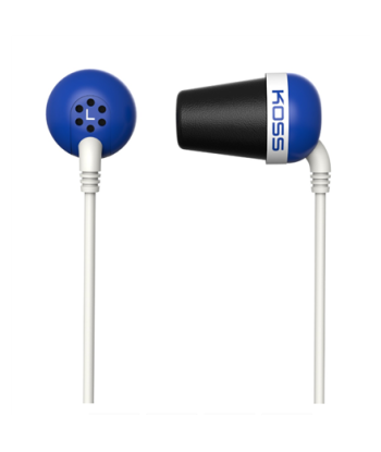 Koss Plug Wired, In-ear, Noise canceling, Blue