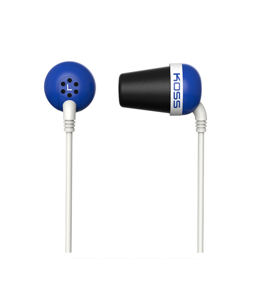 Koss Plug Wired, In-ear, Noise canceling, Blue Koss Plug Wired, In-ear, Noise canceling, Blue