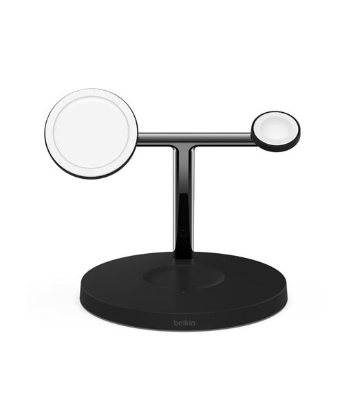 Belkin BOOST↑CHARGE™ PRO 3-in-1 Wireless Charger with MagSafe - White Belkin BOOST↑CHARGE™ PRO 3-in-1 Wireless Charger with MagSafe - White