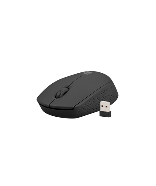 Natec, Mouse, Stork, Wireless, 2.4 GHz, Black