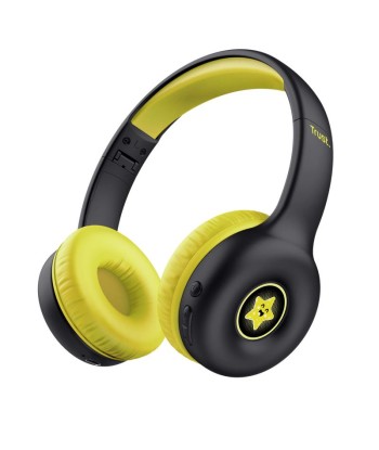 HEADPHONES WRL NOUNA KIDS/BLACK 25405 TRUST