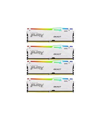 Kingston Fury Beast 64GB (4x16GB) DDR5 6000MHz CL40 Black/White