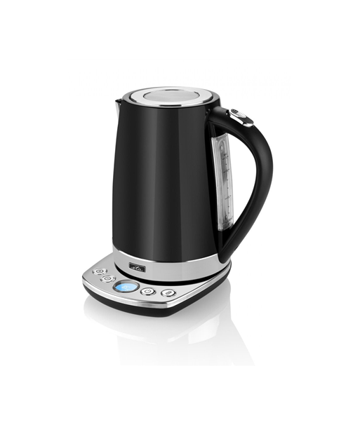 ETA, ETA158790000, With electronic control, 2200 W, 1.7 L, Stainless steel, 360° rotational base, Black
