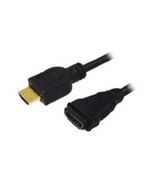 LogiLink HDMI kaabel (mees-naine) - 2m - must LogiLink HDMI kaabel (mees-naine) - 2m - must