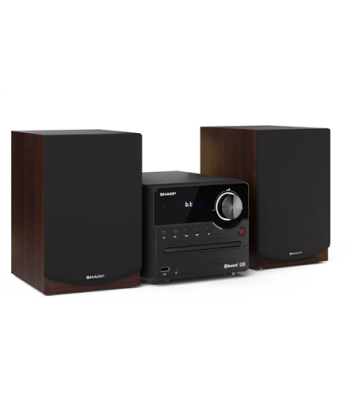 Sharp XL-B512(BR) Hi-Fi Micro System, CD/FM/USB/Bluetooth v5.0, 45W, Brown