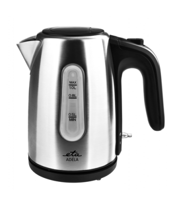 ETA Kettle, ETA160490000 ADÉLA, Electric, 1600 W, 1 L, Stainless Steel, 360° rotational base, Stainless Steel