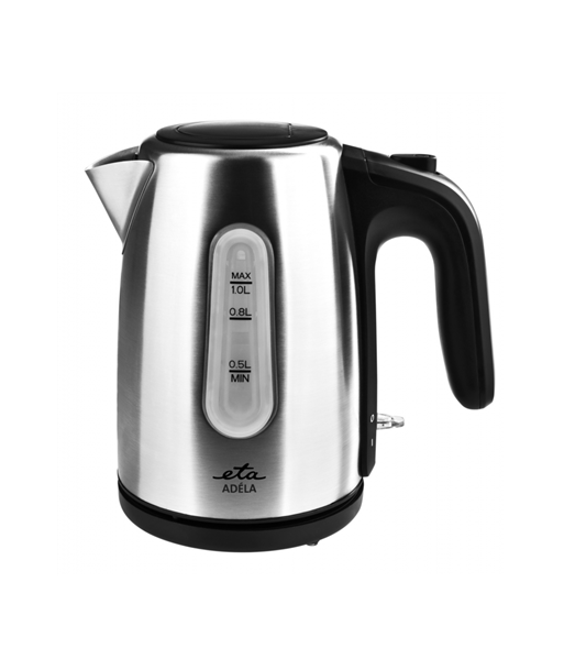 ETA, ETA160490000 ADЁLA, Electric, 1600 W, 1 L, Stainless Steel, 360° rotational base, Stainless Steel