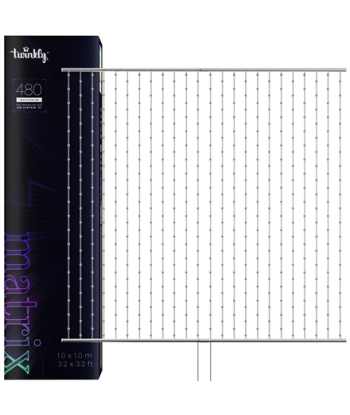 Twinkly Matrix: 480 RGB nutikad LED tuled (1x1m, läbipaistev juhe)