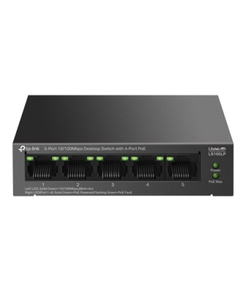 TP-LINK LS105LP 5-Port 10 100 Mbps Desktop Switch with 4-Port PoE