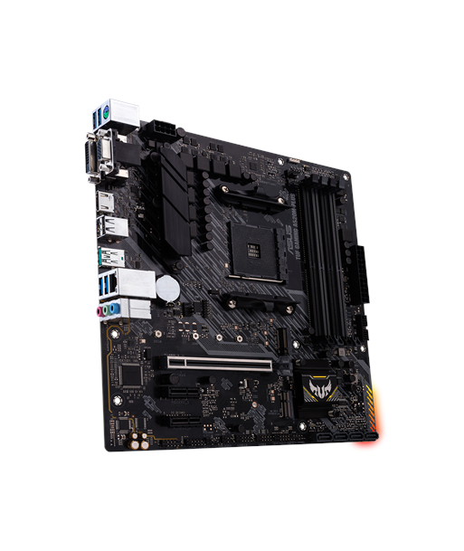 Asus TUF GAMING A520M-PLUS Processor family  AMD, Processor socket AM4, DDR4, Memory slots 4, Supported hard disk drive interfac