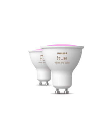 Philips Hue White Color Ambiance GU10, 4.2W, 2-pack - Smart Bulb