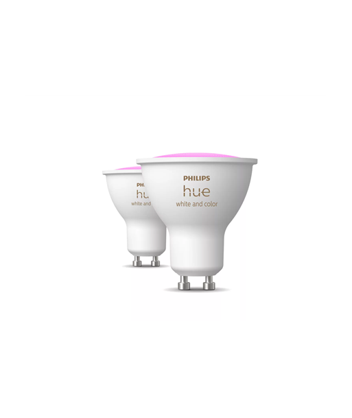 Philips Hue White Color Ambiance GU10, 4.2W, 2 шт - Умная Лампочка Philips Hue White Color Ambiance GU10, 4.2W, 2 шт - Умная Лампочка