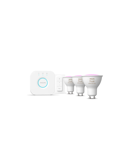 Philips Hue WCA Starter Kit 4.2W GU10 3pcs, Bridge, Switch Philips Hue WCA Starter Kit 4.2W GU10 3pcs, Bridge, Switch