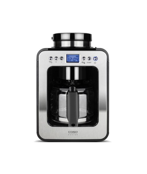 Caso, Design Compact Coffee Maker with Grinder, Pump pressure Not applicable bar, Manual, 600 W, Black Stainless steel