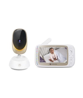 Видеоняня Motorola, Wi-Fi with Mood Light, VM85 CONNECT 5.0", 5" TFT color display with 480 x 272 resolution, Lullabies