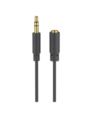 Goobay 3.5mm Audio Pikenduskaabel - Õhuke, 3-Pin