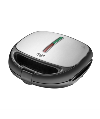 Adler, Sandwich maker, AD 3040, 1200 W, Number of plates 5, Number of pastry 2, Ceramic coating, Black