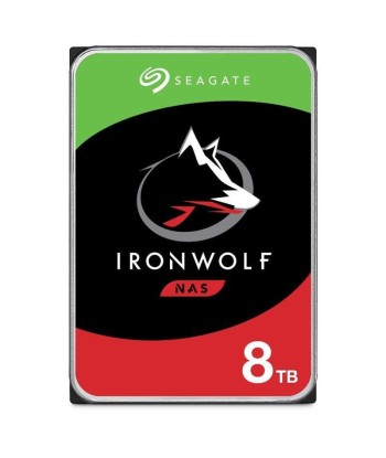 HDD SEAGATE IronWolf 8TB SATA 3.0 256 MB 7200 rpm Discs Heads 5 10 3,5" ST8000VN004