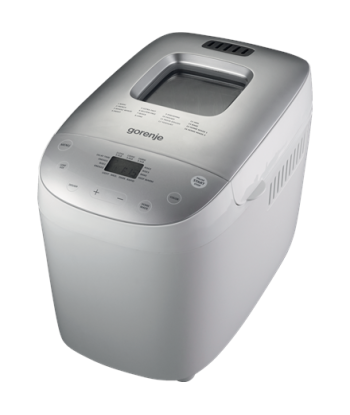 Gorenje BM1600WG Leivaküpsetaja - 16 Programmi, 850W, LCD Ekraan - Valge/Hõbedane