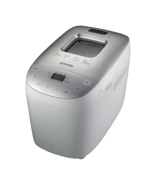 Leivaküpsetaja Gorenje BM1600WG Power 850 W, Number of programs 16, Display LCD, White/Silver