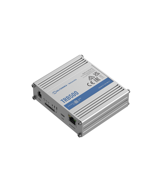 Industrial 5G Gateway, TRB500, No Wi-Fi, 10/100/1000 Mbps Mbit/s, Ethernet LAN (RJ-45) ports 1, Mesh Support No, MU-MiMO Yes