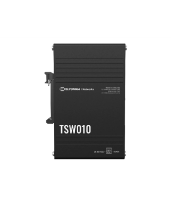 Teltonika Ethernet Switch, TSW010, Unmanaged, Wall-mountable, 10 100 Mbps (RJ-45) ports quantity 5