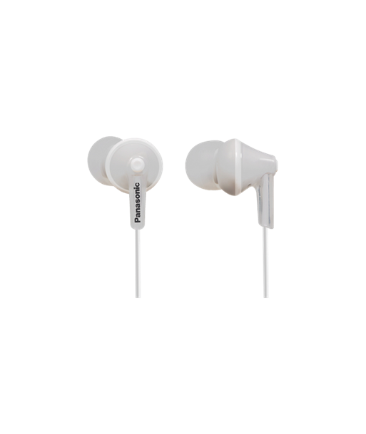 Panasonic RP-HJE125E-W In-Ear Headphones - White Panasonic RP-HJE125E-W In-Ear Headphones - White