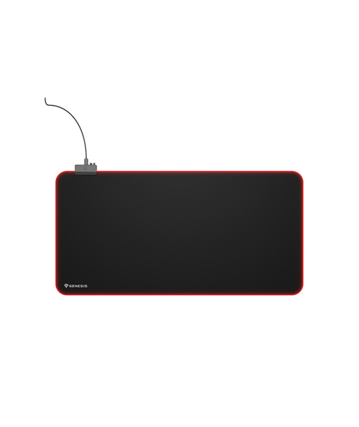 Mouse Pad, Boron 500 XXL RGB, Mouse pad, 400 x 800 x 4 mm, Black