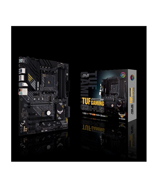 Asus TUF GAMING B550-PLUS Memory slots 4, Processor family AMD, ATX, DDR4, Processor socket AM4, Chipset AMD B