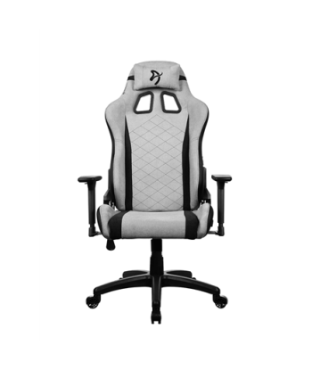 Игровое кресло Arozzi Avanti из мягкой ткани - Светло-серый