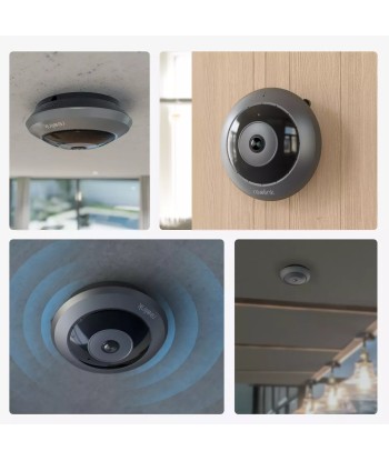 Reolink Fisheye W520 360° Панорамная Внутренняя Камера - 6MP, 256GB MicroSD