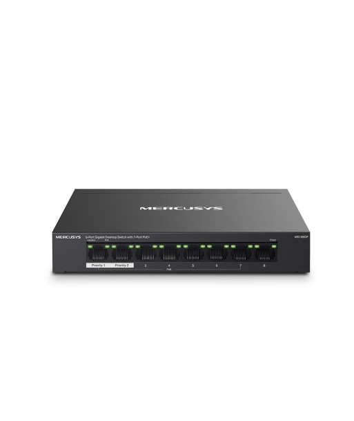 Mercusys MS108GP 8-Pordiline Gigabit Ethernet Lüliti Mercusys MS108GP 8-Pordiline Gigabit Ethernet Lüliti