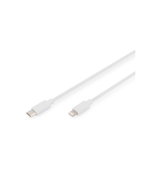 Digitus USB-C - Lightning kaabel - valge Digitus USB-C - Lightning kaabel - valge