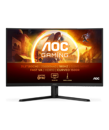 AOC CQ32G4VE 31.5" VA/16:9/2560×1440/300 cdm2/1ms/DP HDMI Audio out