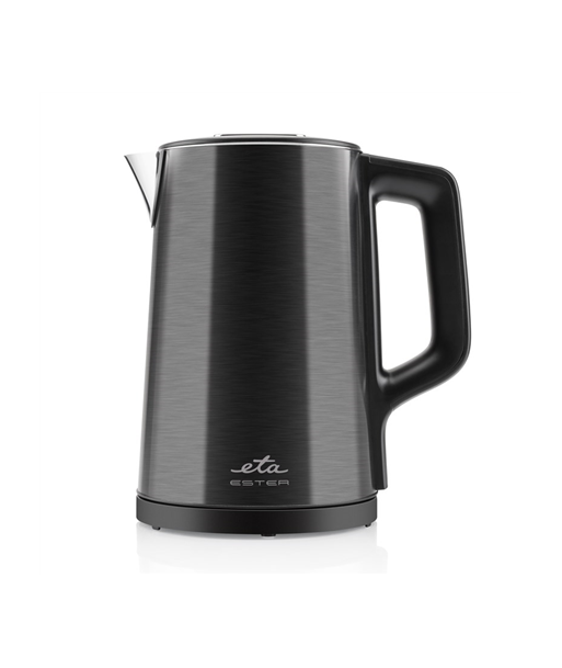 ETA Kettle, ETA459790000, Electric, 2200 W, 1.5 L, Stainless steel, 360° rotational base, Black