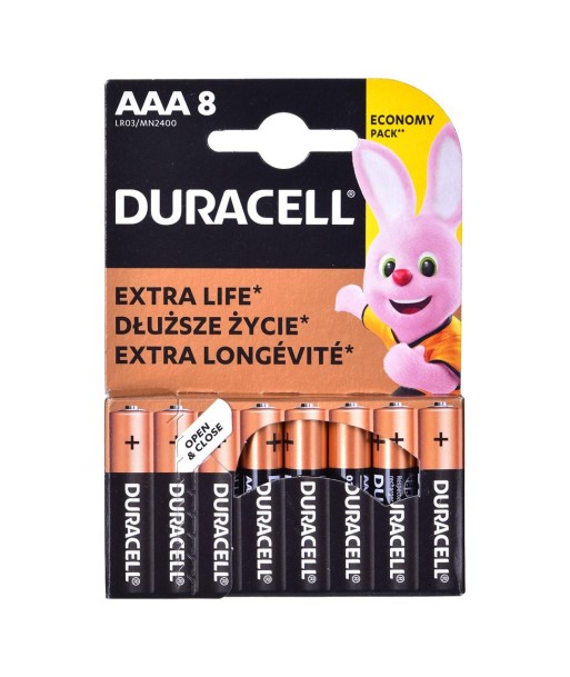 Duracell AAA Alkaline Patareid - 8 tk Duracell AAA Alkaline Patareid - 8 tk